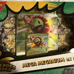 2 Pack - Pokemon Ascended Heroes Mega Feraligatr & Mega Meganium ex Box Sealed - Image 2