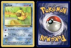 PSYDUCK 53/62 COMMON FOSSIL POKEMON MP - Image 1