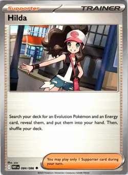 Hilda 084/086 Uncommon White Flare Pokemon NM - Image 1