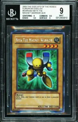 BGS 9 MINT 2003 Yu-Gi-Oh! The Duelists of the Roses - European - Beta the Magnet - Image 1