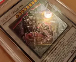 Yu-Gi-Oh 2010 Scrap Dragon PSA 9 MINT DREV-EN043 1st Edition Ultimate Rare! - Image 2