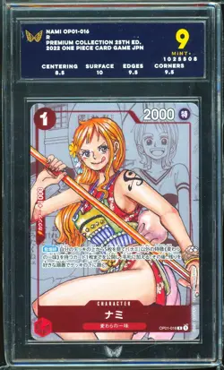ARK 9 - 2022 Premium Collection 25th Edition One Piece Card Game JPN Nami OP01 - Image 1