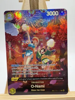 One Piece Card Game - O-Nami - SP Alt Art - OP06-101 - NM - Englisch - Image 1