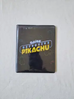 Detective Pikachu 4 Pocket Binder Album Pokemon Trading Card Game TCG Nintendo - Image 1