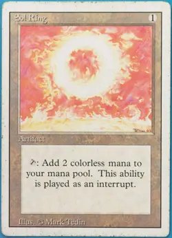Sol Ring Revised VHP/DAMAGED Artifact Uncommon CARD (518747) ABUGames - Image 1