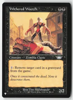 MTG - Withered Wretch U (The List) 86/145 LP-NM - Image 1