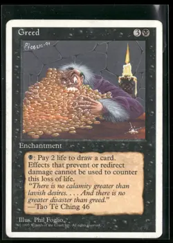 MTG Greed Magic The Gathering 4th Edition - Image 1