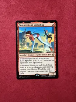 Spinneret And Spiderling - MTG Magic The Gathering Marvel's Spider-Man SPM #94 - Image 1