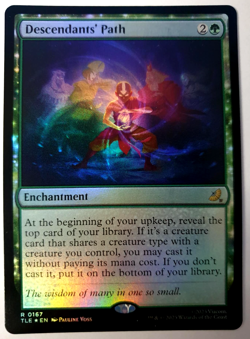 Descendants' Path - FOIL Rare - MTG Avatar TLE - 0167 NM - Image 1