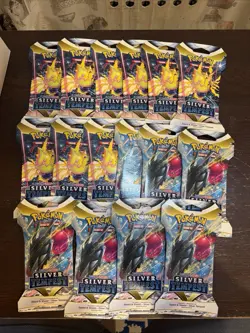 Pokemon Silver Tempest Sealed Sleeved Booster Packs 16 Packs Total / See Pics - Image 1