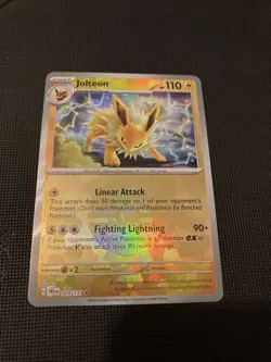 Jolteon 029/131 Pokeball Reverse Holo Pokemon Card Prismatic Evolutions - Image 2