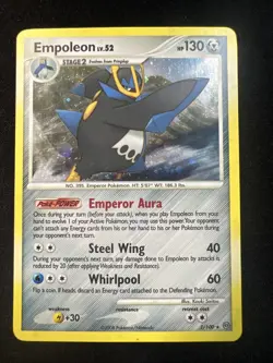 Empoleon 2/100 Stormfront Holo 2008 Pokemon LP - Image 1