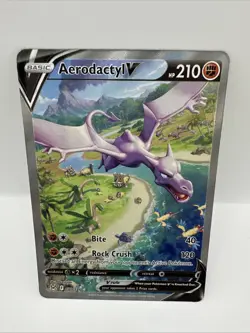 Pokemon Aerodactyl V 180/196 Lost Origin 2022 Ultra Rare MP - Image 1