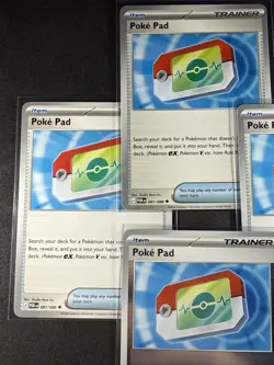 3x Poke Pad 081/088 - NM Perfect Order Pokemon Playset Plus 1 Reverse Holo - Image 4
