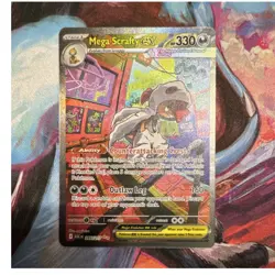 Mega Scrafty EX Full Art Holo Rare ASC 285/217 English 330 HP - Image 1