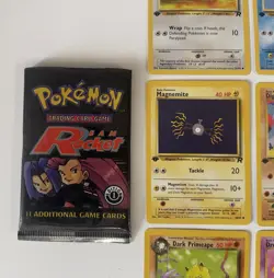 Pokemon Team Rocket Booster Pack 1st Edition (opened) - Image 5