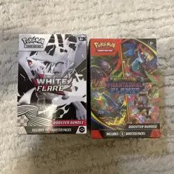 Pokemon White Flare & Phantasmal Flames Booster Bundles - Image 1