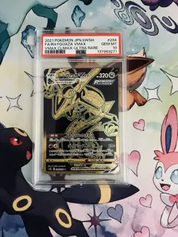 2021 Pokemon JPN.SWSH FA/Rayquaza Vmax PSA 10 Gem Mint - Image 1