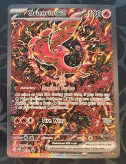 Oricorio ex Full Art 024 MEP EN Pokemon Card Ultra Rare NM/M - Image 1