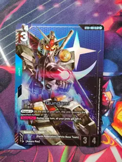 Gundam Card Game Heroic Beginnings Gundam ST01-001 LR+ ST01 - Image 1