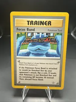 Pokemon Focus Band 86/111 Neo Genesis Unlimited Rare Regular English Card - Image 2