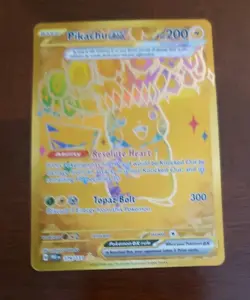 Pokemon TCG Prismatic Evolutions Pikachu EX Gold Hyper Rare 179/131 NM CARD - Image 1