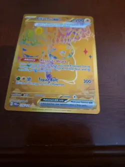 Pokemon TCG Prismatic Evolutions Pikachu EX Gold Hyper Rare 179/131 NM CARD - Image 3