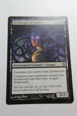 MTG Archetype of Finality x1- -Born of the Gods-Lightly Played - Image 1