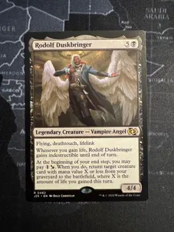 Rodolf Duskbringer 482 Rare Foundations Jumpstart Magic: The Gathering Near Mint - Image 1