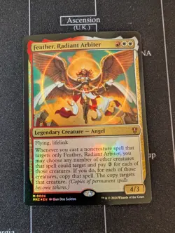 MTG Feather, Radiant Arbiter Foil Murders at Karlov Manor Commander #0006 NM - Image 1