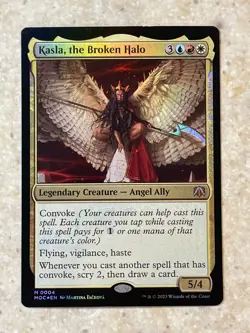 MTG NM Kasla, the Broken Halo Foil [March of the Machine Commander] - Image 1