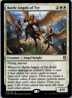 MTG SkeenAB Battle Angels of Tyr FOIL from Commander Legends 2. NM. - Image 1