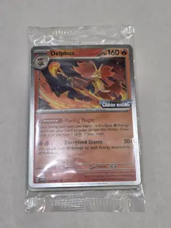 Delphox 013/086 Stamped Promo SEALED Chaos Rising Pokemon Card From BestBuy - Image 1