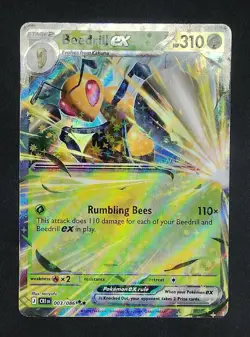 Beedrill EX 003 Chaos Rising Pokemon card - Image 1