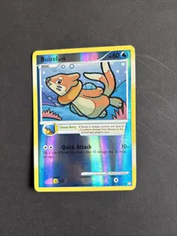 Pokemon TCG Buizel Mysterious Treasures 75/123 Reverse Holo Common 2007 Nintendo - Image 1