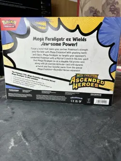 Pokemon TCG: Mega Evolution Ascended Heroes Mega Feraligatr Ex Box New & Sealed - Image 3