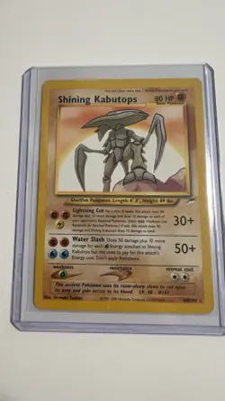 Pokemon - Shining Kabutops 108/105 Neo Destiny Unlimited - Holo Secret Rare - LP - Image 1