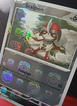 Pokemon Scalpion 064/086 Masterball 10.5 Foudre Noire - Francais Fr - Image 3