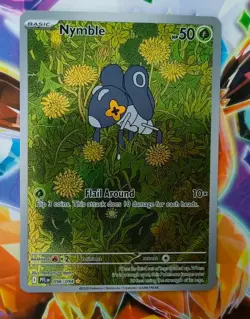 Nymble 096/094 - Illustration Rare - Phantasmal Flames - Pokemon TCG NM - Image 1