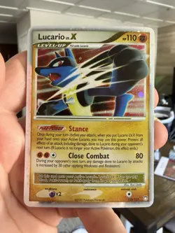 Lucario Lv.X 122/123 - Pokemon TCG Mysterious Treasures Ultra Rare LP - Image 1