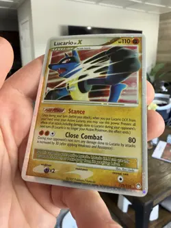 Lucario Lv.X 122/123 - Pokemon TCG Mysterious Treasures Ultra Rare LP - Image 5