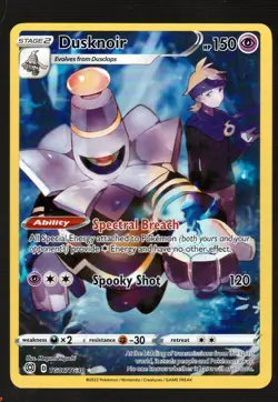 Pokemon Dusknoir SWSH09: Brilliant Stars Trainer Gallery #TG06/TG30 NM - Image 1