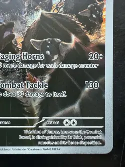 Pokemon Paldean Tauros 218/193 Illustration Rare SV02: Paldea Evolved (NM) - Image 5