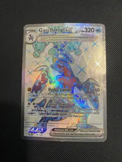 Garchomp ex 219/182 SV04 Paradox Rift Pokemon Ultra Rare Full Art Holo English - Image 1