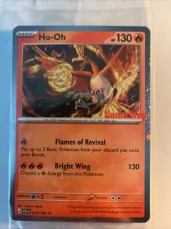 Ho-oh 010/086 GameStop Promo Pokemon - Image 1