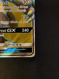 Kommo-o GX (Full Art) 141/145 Holo Ultra Rare Guardians Rising Pokemon NM - Image 5