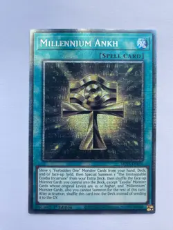 Millennium Ankh 1st Starlight Rare MP25-EN011 Yu-Gi-Oh! - Image 1
