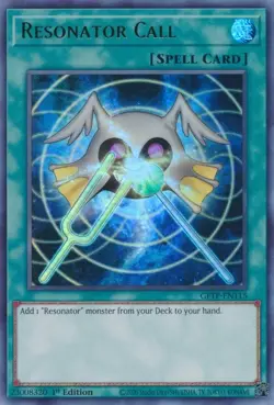 Yugioh! LP Resonator Call - GFTP-EN115 - Ultra Rare - 1st Edition Lightly Played - Image 1
