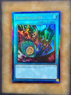 Yugioh Polymerization RA03-EN051 Prismatic Ultimate Rare Alt Art 1st Ed NM - Image 1