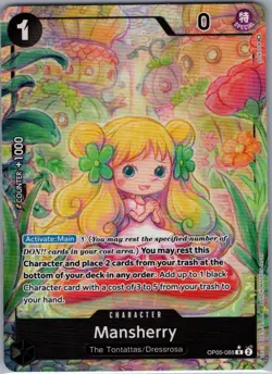 Mansherry (Alternate Art) OP05-088 English Awakening of New Era - One Piece - NM - Image 1